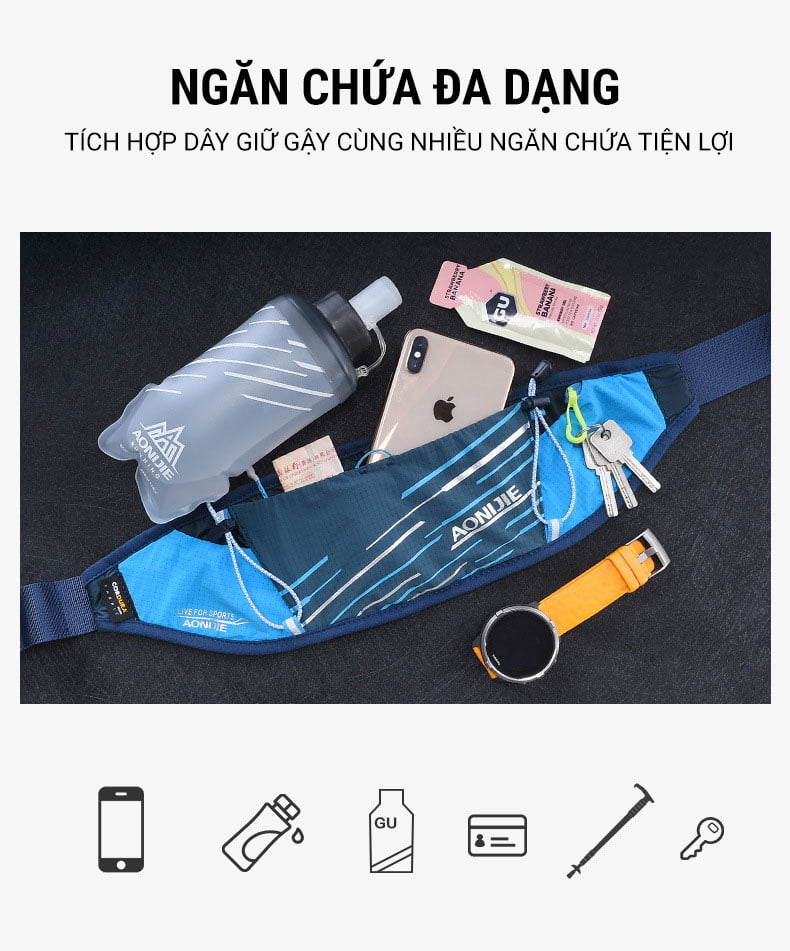 tui deo hong aonijie w8102 11 Túi đeo hông thể thao Aonijie W8102 (B039) - YCB.vn