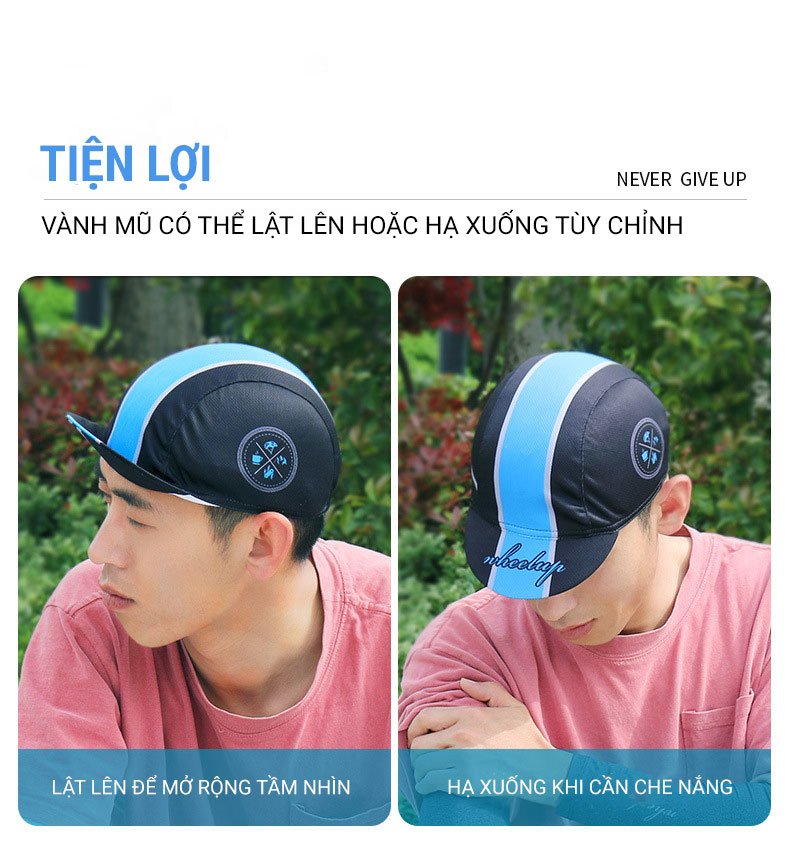 Nón Vải Xe Đạp Thể Thao Wheel Up H05 5 Nón Vải Xe Đạp Thể Thao Wheel Up H05 - YCB.vn
