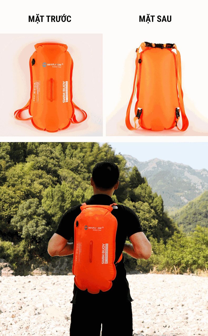 phao boi bien Marjaqe Swim Buoy MR901 008 Phao bơi biển open water Marjaqe Swim Buoy MR901 (28L / 35L) - YCB.vn