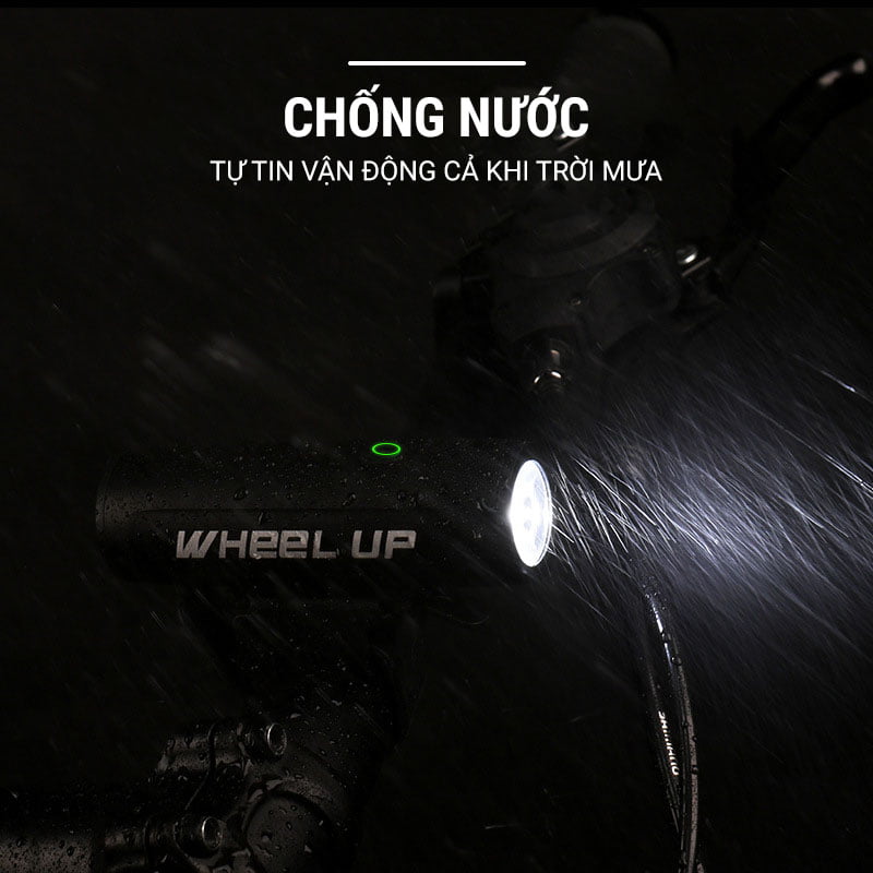 Đèn LED trước gắn ghi đông Wheel Up 390LM 3 DEN PHA XE DAP WHEEL UP 6 Đèn LED trước gắn ghi đông Wheel Up 390LM - YCB.vn