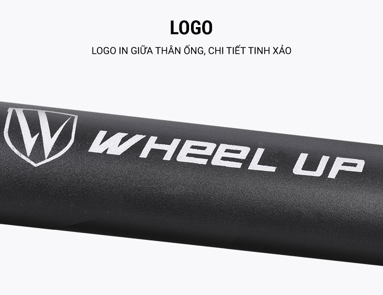 Ống bơm xe đạp Wheel Up Mini Tower 7 bom xe dap wheelup classic pp 02 011 Ống bơm xe đạp Wheel Up Mini Tower - YCB.vn