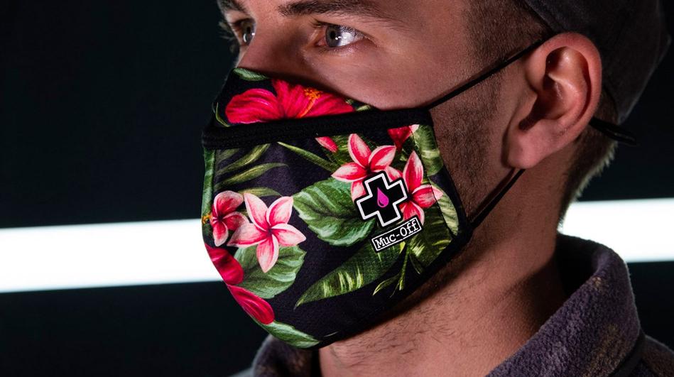 khau trang muc off reusable face mask aloha005 Khẩu trang ba lớp kháng khuẩn Muc-Off Reusable Face Mask - Aloha - YCB.vn