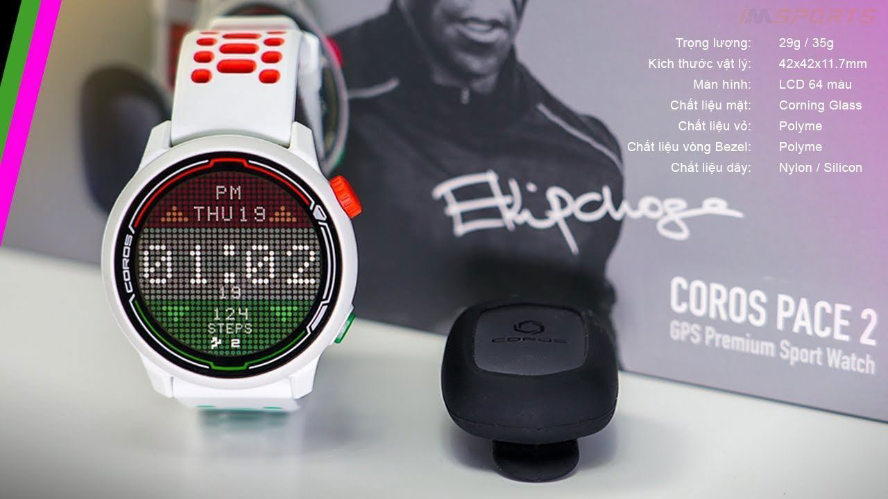 dong ho gps coros pace2 EK 11 Đồng Hồ GPS Thể Thao COROS PACE 2 EK Phiên Bản Đặc Biệt - YCB.vn