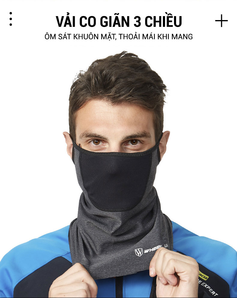 Khẩu trang bịt mặt co giãn chống bụi Wheel Up Mesh Mask 2 khau trang bit mat co gian chong bui wheel up mesh mask 14 Khẩu trang bịt mặt co giãn chống bụi Wheel Up Mesh Mask - YCB.vn