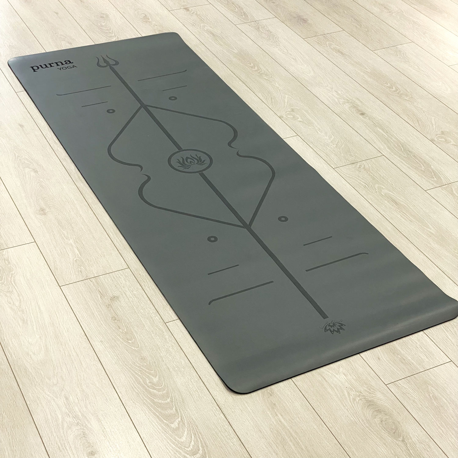 tham yoga mat purna 17 Thảm Yoga Cao Su Tự Nhiên Purna 5mm (185cm x 68cm) - YCB.vn