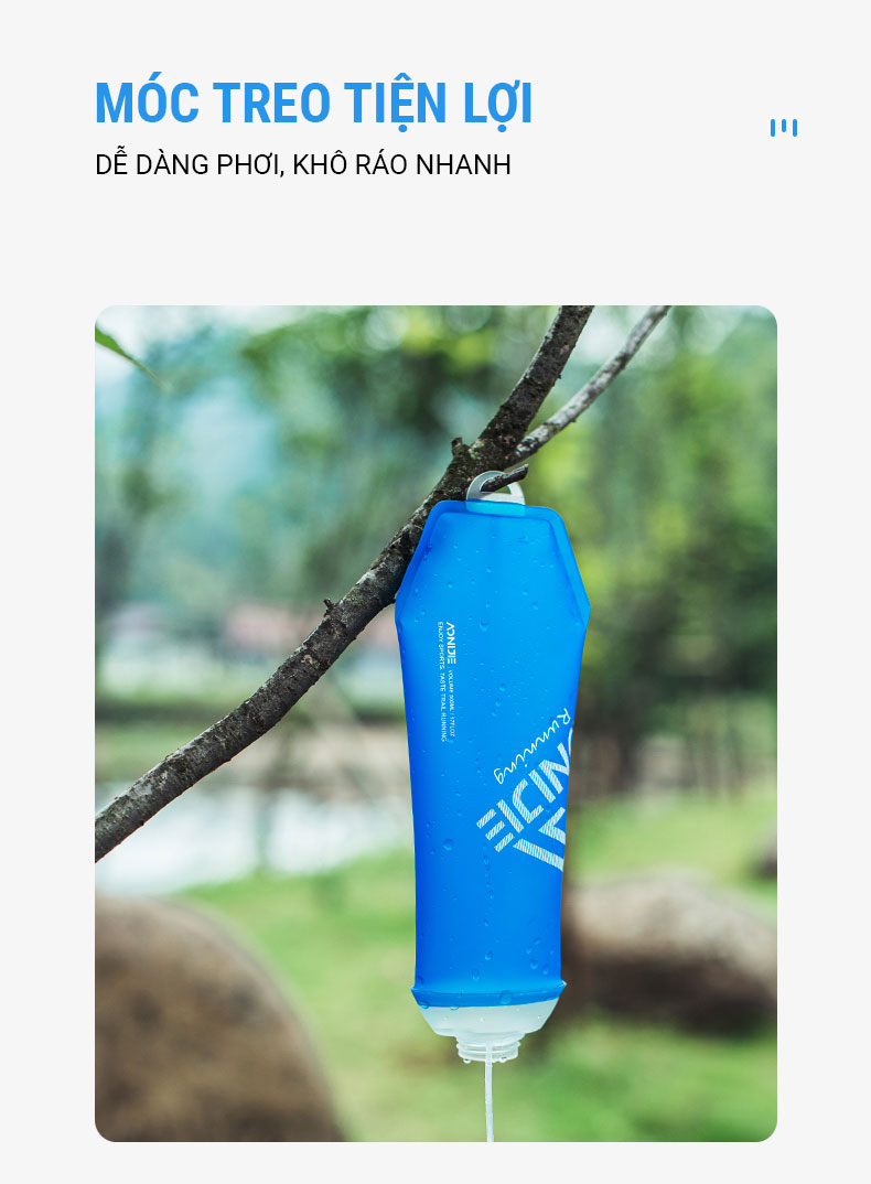 Bình nước dẻo Aonijie Soft Flask SD28 (500ml) 5 binh nuoc deo aonijie sd28 500ml 11 Bình nước dẻo Aonijie Soft Flask SD28 (500ml) - YCB.vn