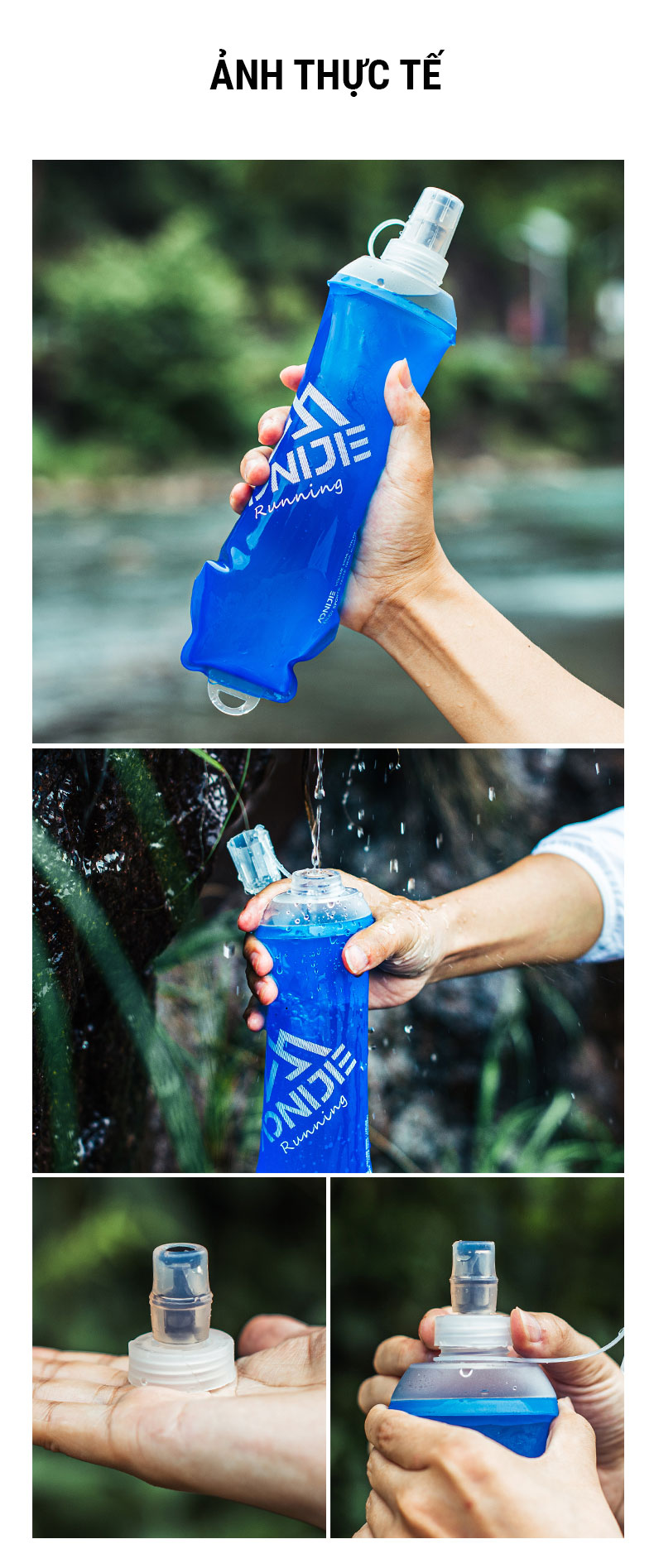 Bình nước dẻo Aonijie Soft Flask SD28 (500ml) 9 binh nuoc deo aonijie sd28 500ml 14 Bình nước dẻo Aonijie Soft Flask SD28 (500ml) - YCB.vn