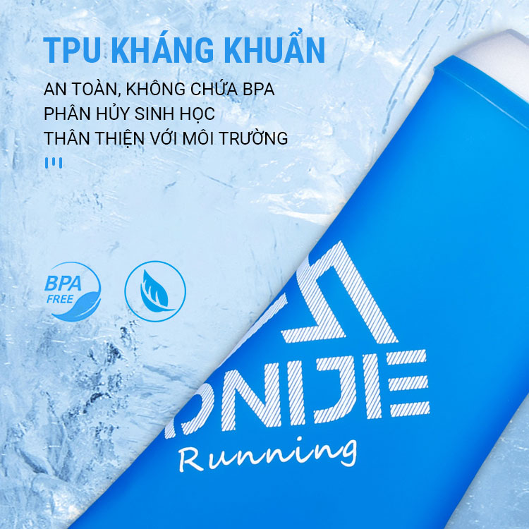Bình nước dẻo Aonijie Soft Flask SD28 (500ml) 3 binh nuoc deo aonijie sd28 500ml 2 Bình nước dẻo Aonijie Soft Flask SD28 (500ml) - YCB.vn