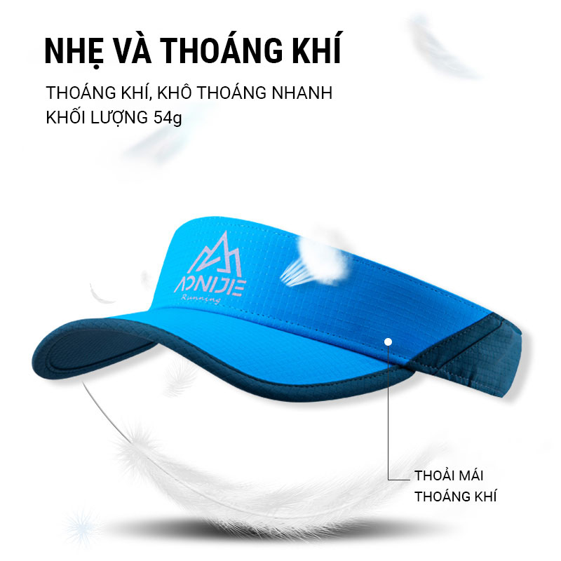 Nón thể thao visor che nắng Aonijie E4080S 4 non the thao visor aonijie e4080s 4 Nón thể thao visor che nắng Aonijie E4080S - YCB.vn
