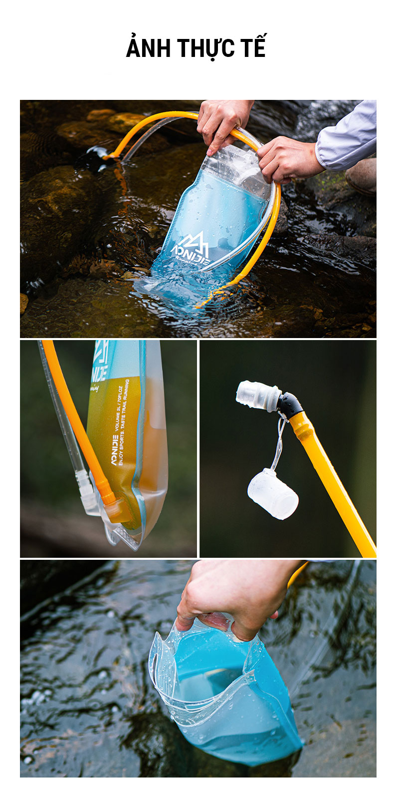 Túi nước thể thao 2 ngăn Aonijie Hydration Bladder 2L (SD56) 10 tui nuoc 2 ngan aonijie sd56 2L 20 Túi nước thể thao 2 ngăn Aonijie Hydration Bladder 2L (SD56) - YCB.vn