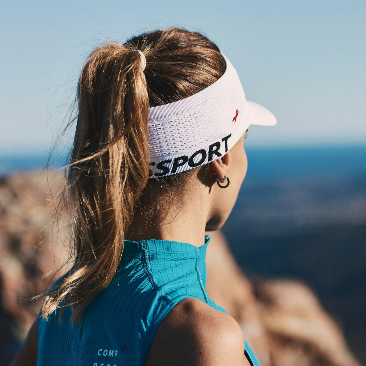 SPIDERWEB HEADBAND ON OFF WHITE 4 Băng Trán Thể Thao Chống Nắng Compressport Spiderweb Headband On/Off - YCB.vn