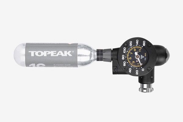 bom co2 co do ap suat airbooster g2 9 Đầu Bơm CO2 Topeak Airbooster G2 (Có Đồng Hồ Áp Suất) - YCB.vn