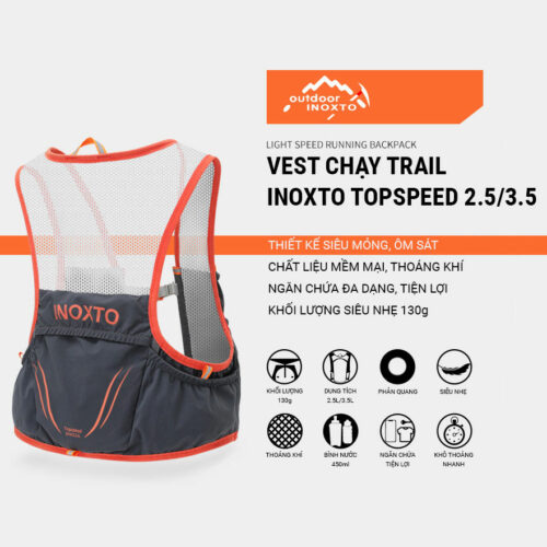 vest chay trail inoxto topspeed 2 5 20 Đồ nghề chạy trail - YCB.vn