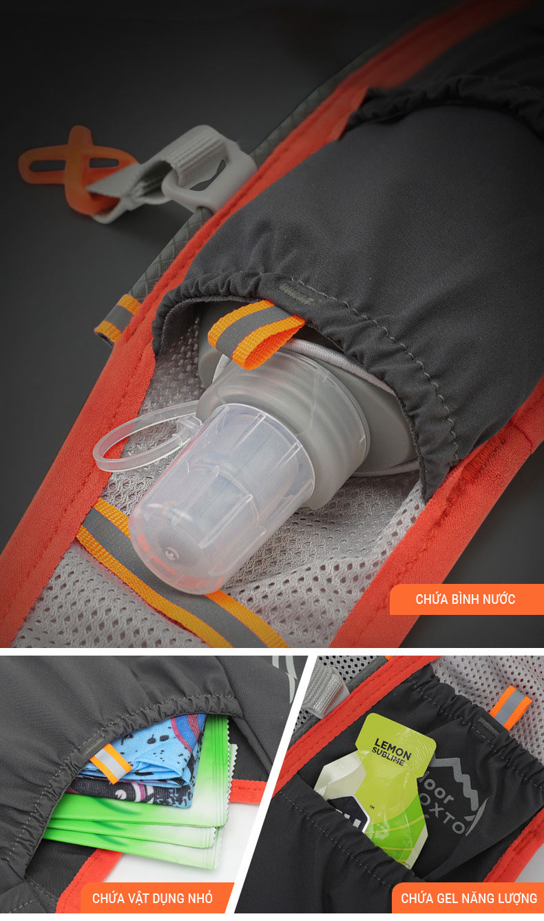vest chay trail inoxto topspeed 2 5 29 Vest nước chạy trail INOXTO Topspeed 592 (2.5L / 3.5L) (tặng kèm 2 bình nước 300ml) - YCB.vn