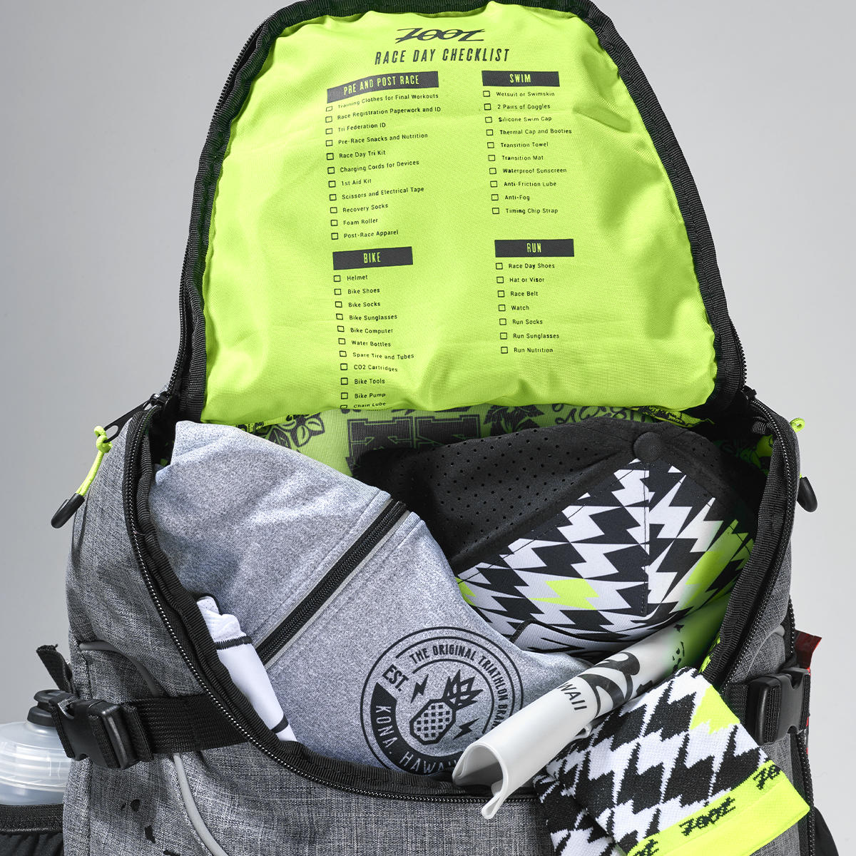 zoot ultra tri bag canvas gray 02 Ba lô ba môn phối hợp Zoot Ultra Tri Bag - Canvas Gray (42L) - YCB.vn