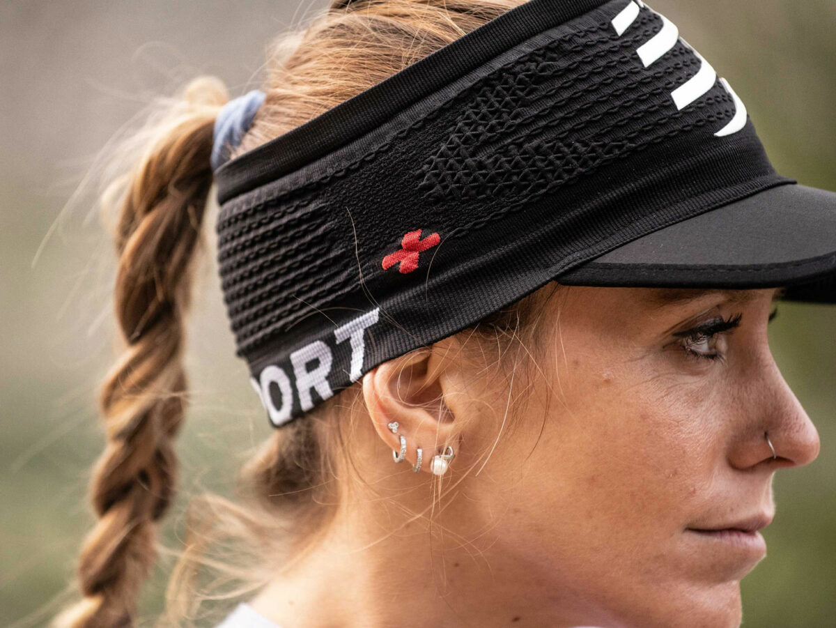 SPIDERWEB HEADBAND ON black 2 Băng Trán Thể Thao Chống Nắng Compressport Spiderweb Headband On/Off - YCB.vn