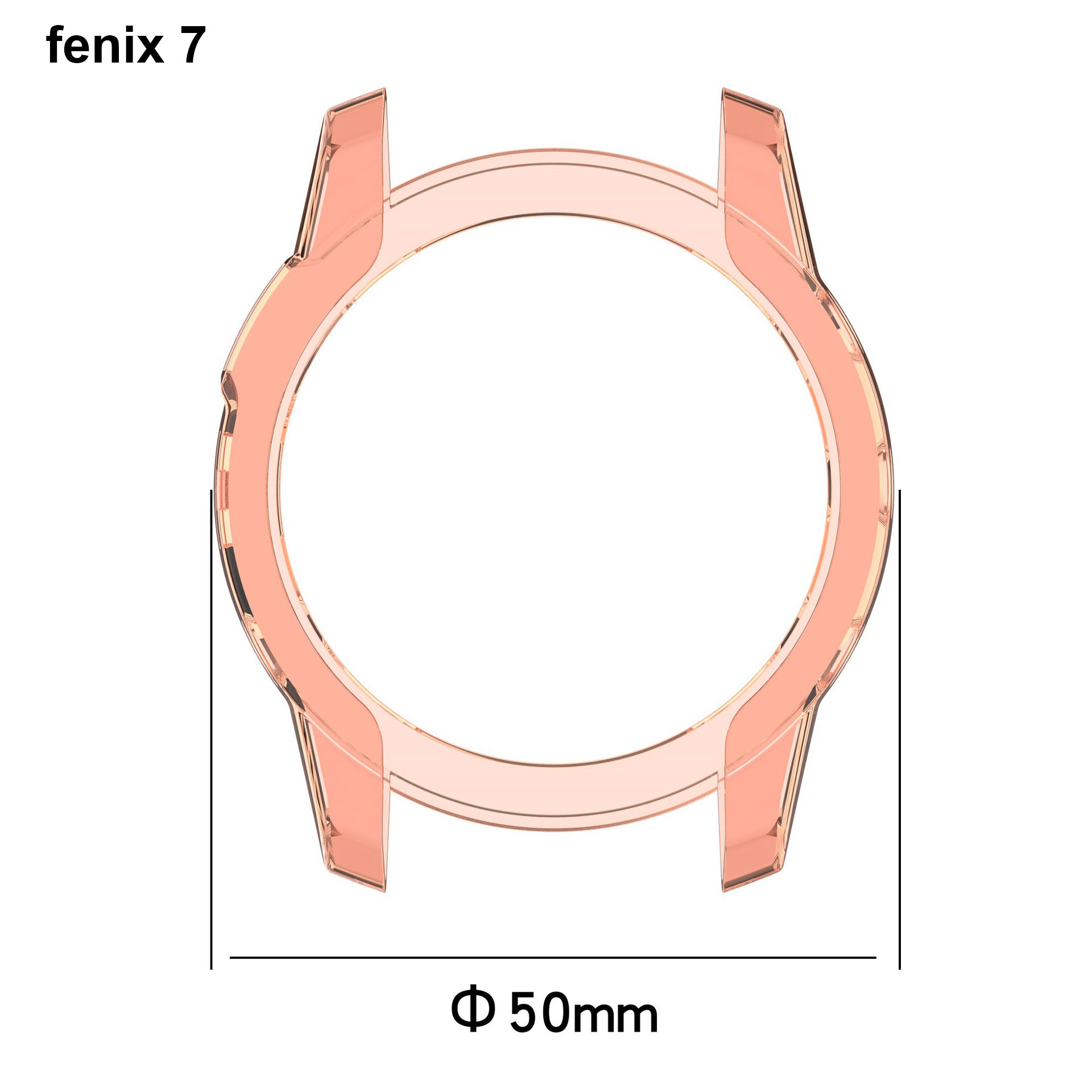case tpu fenix 7x 7 7s 001 1 Case đồng hồ TPU - Garmin fenix 7X / 7 / 7S - YCB.vn