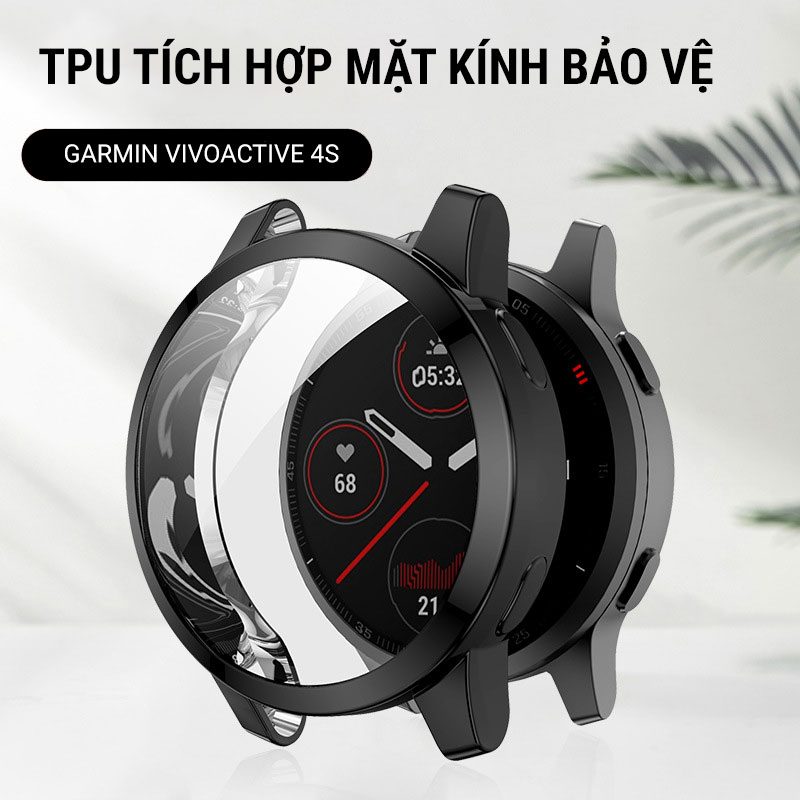 Case đồng hồ TPU tích hợp mặt bảo vệ cho Garmin Vivoactive 4S 1 case dong ho tpu tich hop mat bai ve garmin vivoactive 4 4s 2 Case đồng hồ TPU tích hợp mặt bảo vệ cho Garmin Vivoactive 4S - YCB.vn