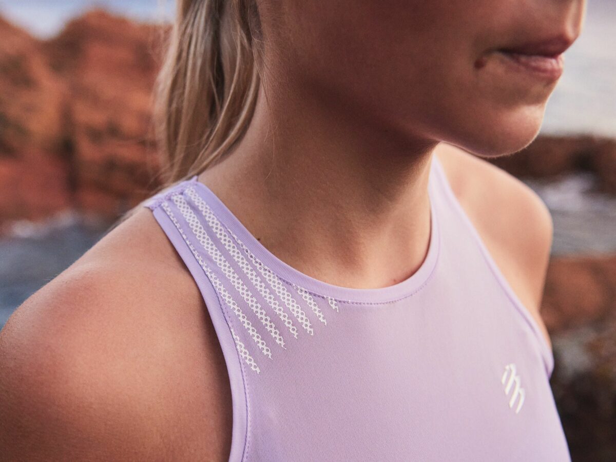 compressport performance singlet w purple 2 1 Áo nữ chạy bộ ba lỗ Compressport Performance Singlet - YCB.vn