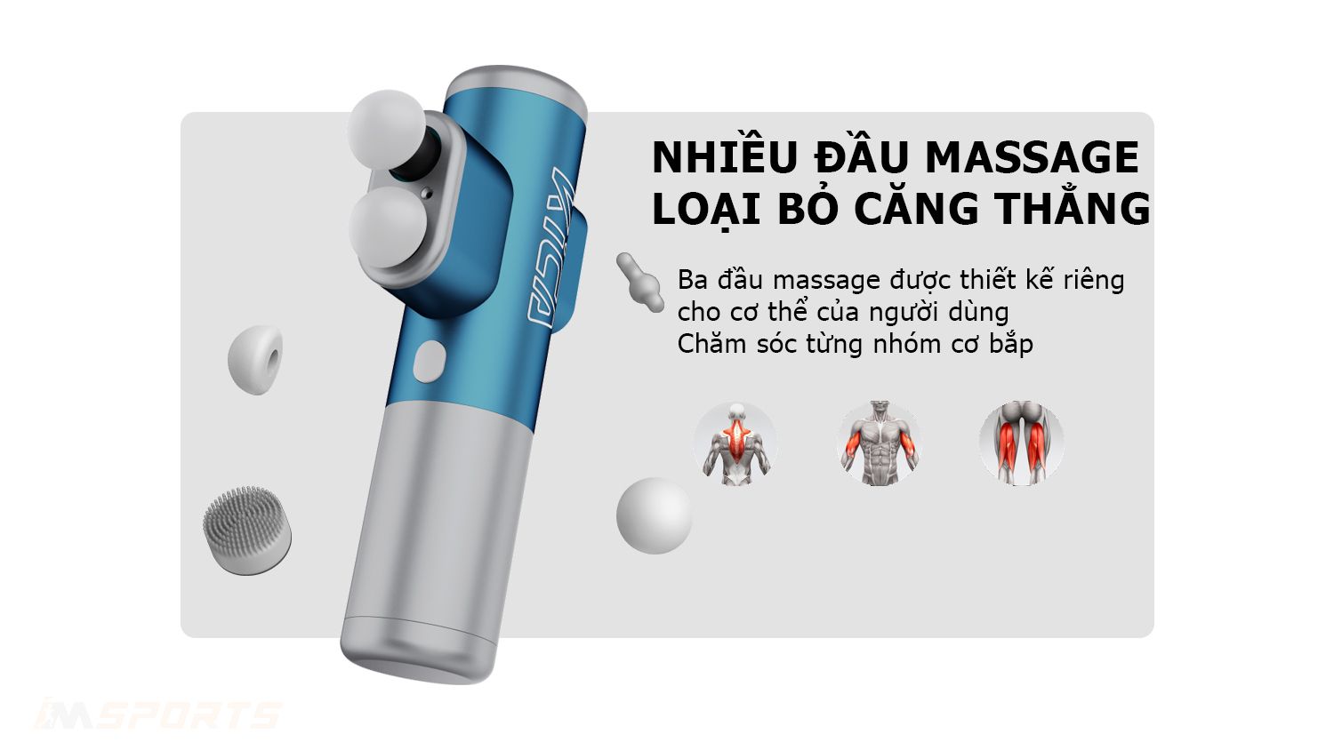 Máy massage cơ đa năng KiCA 3 - Blue 8 may massage kica 3.21 Máy massage cơ đa năng KiCA 3 - Blue - YCB.vn
