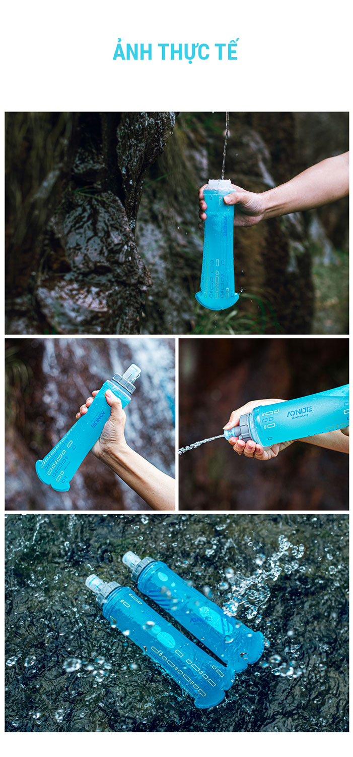 Bình nước dẻo TPU gấp gọn Aonijie SD24 tích hợp van xoay chống rỉ (500ml) 9 binh nuoc deo tpu gap gon aonijie sd24 van xoay 18 Bình nước dẻo TPU gấp gọn Aonijie SD24 tích hợp van xoay chống rỉ (500ml) - YCB.vn