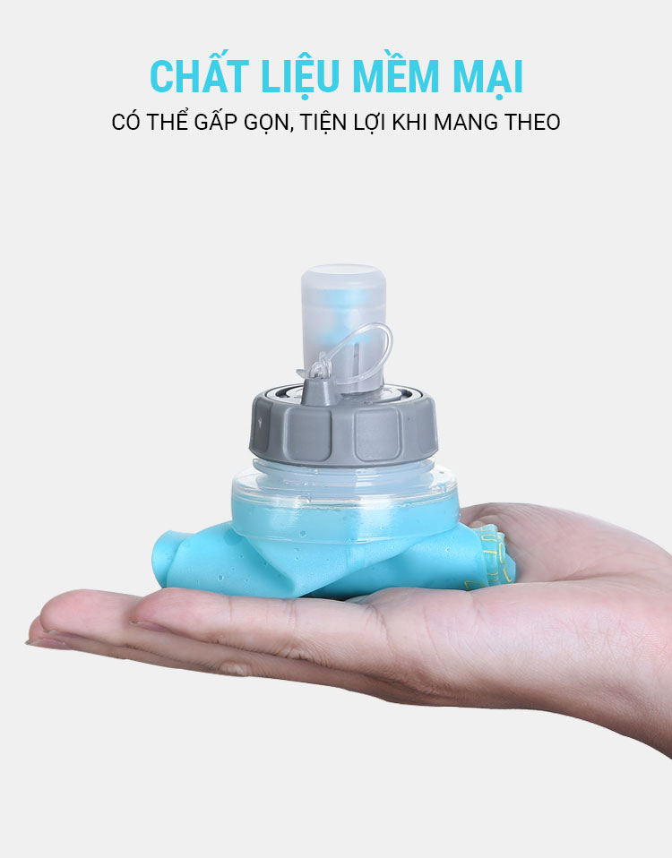 Bình nước dẻo TPU gấp gọn Aonijie SD24 tích hợp van xoay chống rỉ (500ml) 4 binh nuoc deo tpu gap gon aonijie sd24 van xoay 4 Bình nước dẻo TPU gấp gọn Aonijie SD24 tích hợp van xoay chống rỉ (500ml) - YCB.vn