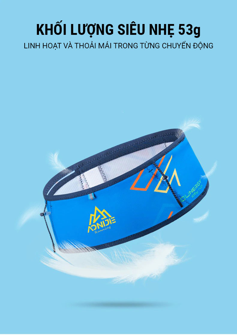 tui deo hong aonijie lightweight fanny pack w8108 b037plus 10 Túi đeo hông co giãn Aonijie Lightweight Fanny Pack W8108 (B037plus) - YCB.vn