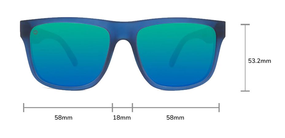 KNOCKAROUND RUBBERIZED NAVY MINT TORREY PINES SPORT Kính mát thể thao Knockaround Torrey Pines Sport | Victory Lap - YCB.vn