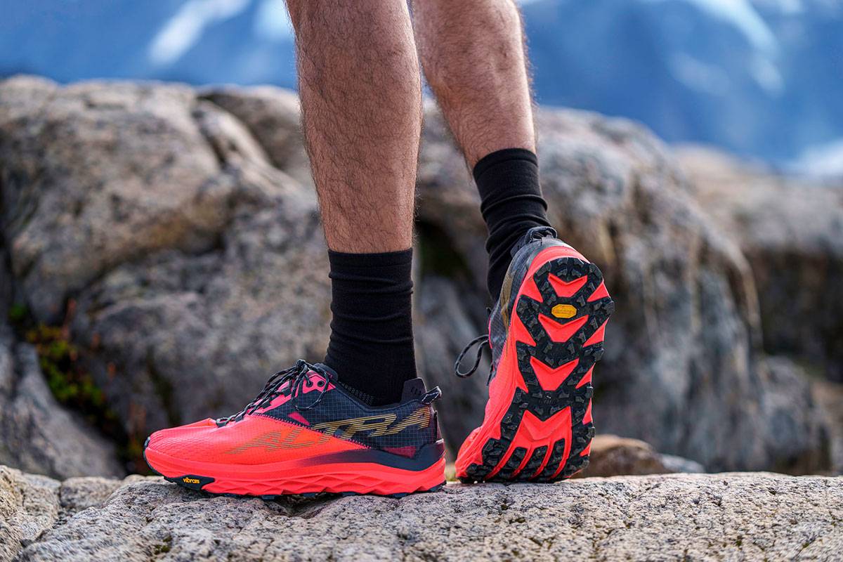 giay chay trail altra mont blanc coralblack4 Giày Chạy Địa Hình Nam Altra Mont Blanc - Coral/Black - YCB.vn