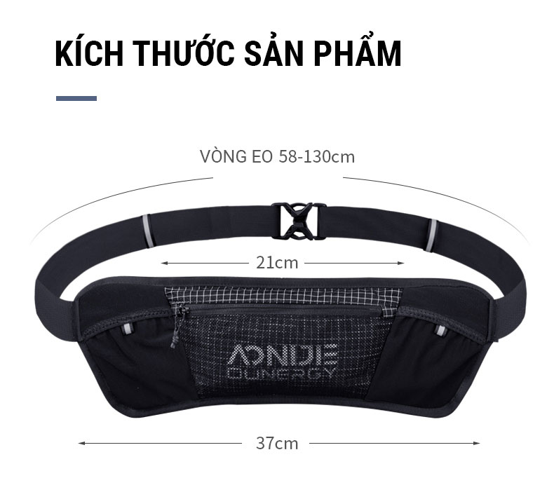tui deo hong aonijie w8110 8 Đai đeo hông đựng nước Aonijie Hydration Belt W8110 - YCB.vn