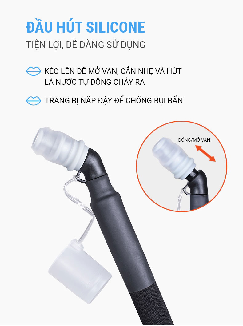 tui nuoc giu nhiet aonijie sd57 8 1 Túi Nước Thể Thao Giữ Nhiệt Aonijie SD57 - 1.5L - YCB.vn