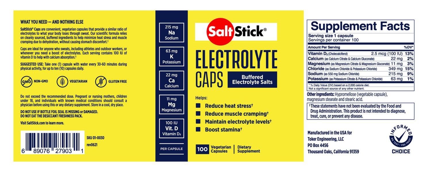 Viên muối bổ sung điện giải SaltStick Caps (gói 4 viên) 1 SaltStick Caps 2 result Viên muối bổ sung điện giải SaltStick Caps (gói 4 viên) - YCB.vn