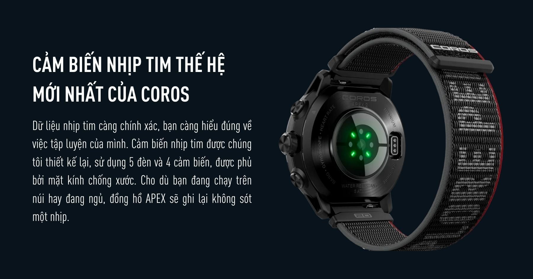 Đồng hồ thể thao GPS Coros Apex 2 Pro - Gobi Edition (Phiên bản giới hạn) 9 coros apex 2 grey 14 result Đồng hồ thể thao GPS Coros Apex 2 Pro - Gobi Edition (Phiên bản giới hạn) - YCB.vn