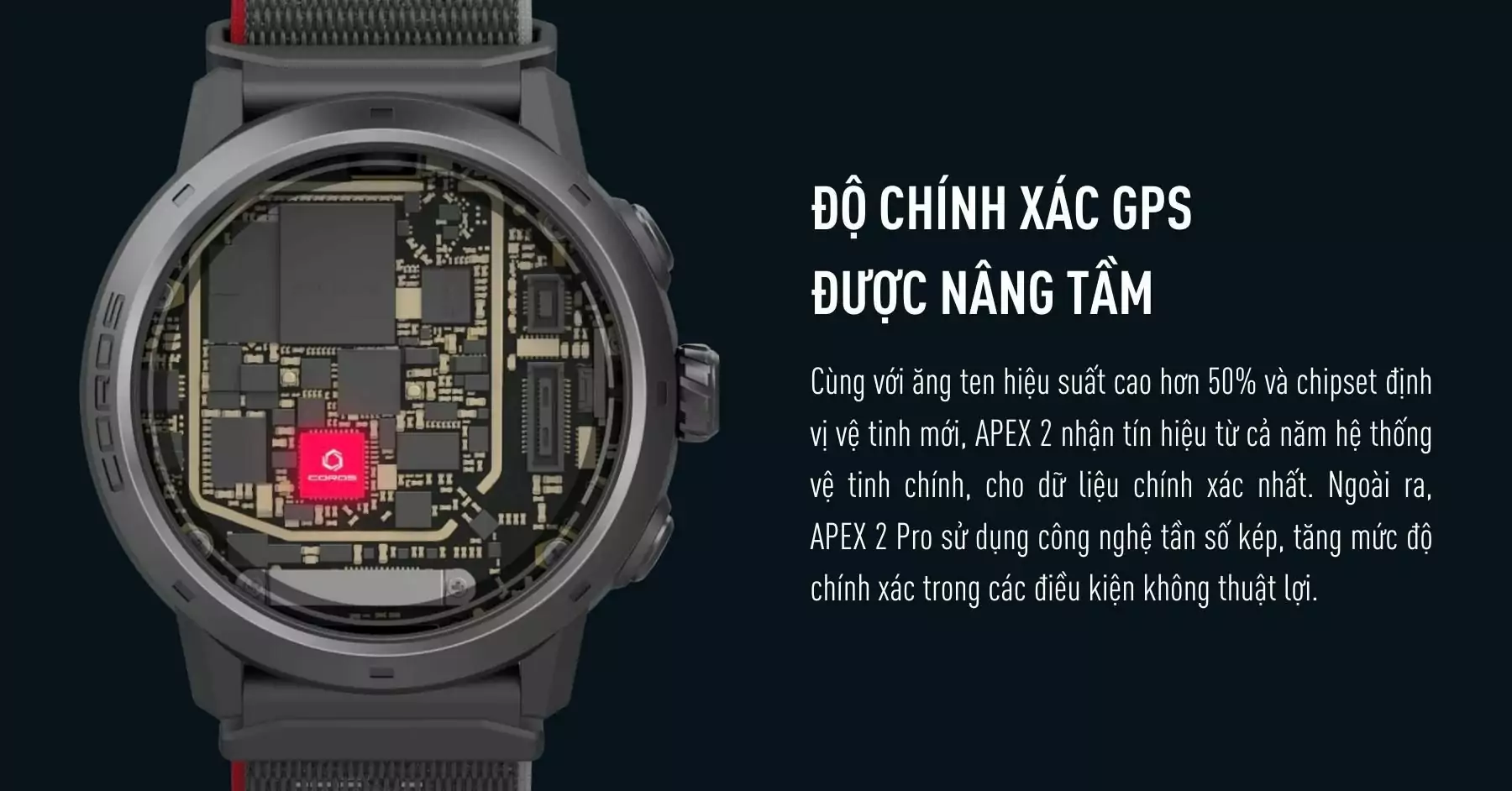 Đồng hồ thể thao GPS Coros Apex 2 13 coros apex 2 grey 16 result Đồng hồ thể thao GPS Coros Apex 2 - YCB.vn