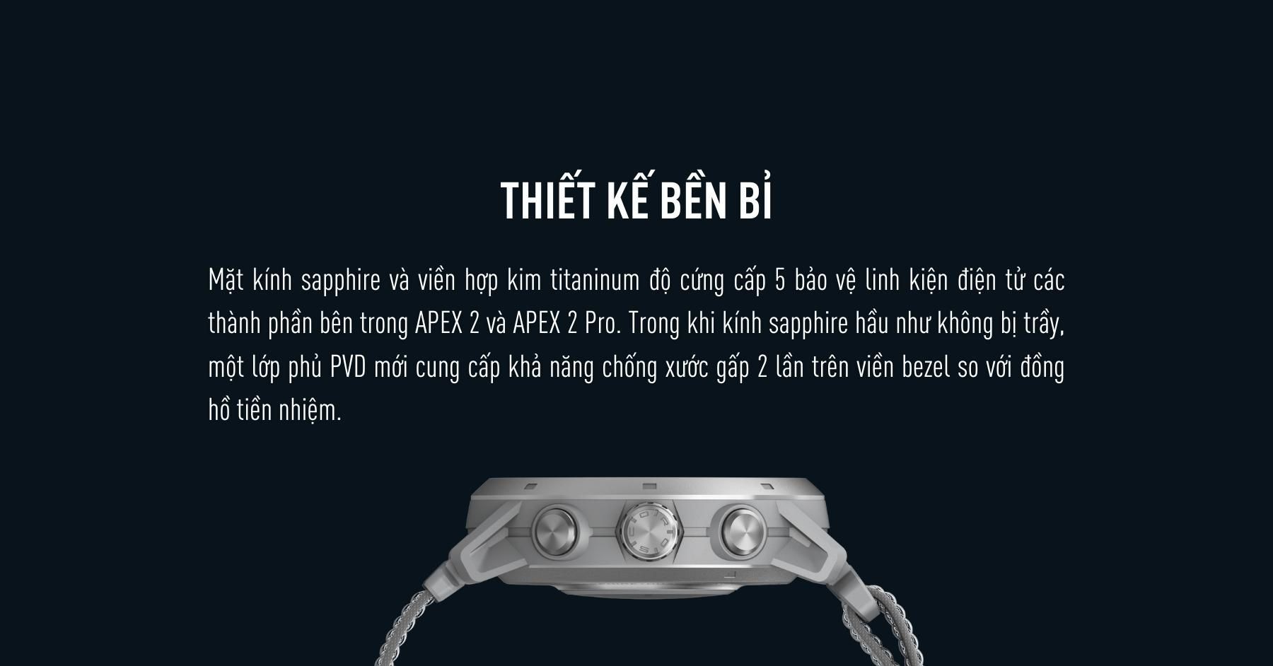 Đồng hồ thể thao GPS Coros Apex 2 Pro - Gobi Edition (Phiên bản giới hạn) 4 coros apex 2 grey 9 result Đồng hồ thể thao GPS Coros Apex 2 Pro - Gobi Edition (Phiên bản giới hạn) - YCB.vn