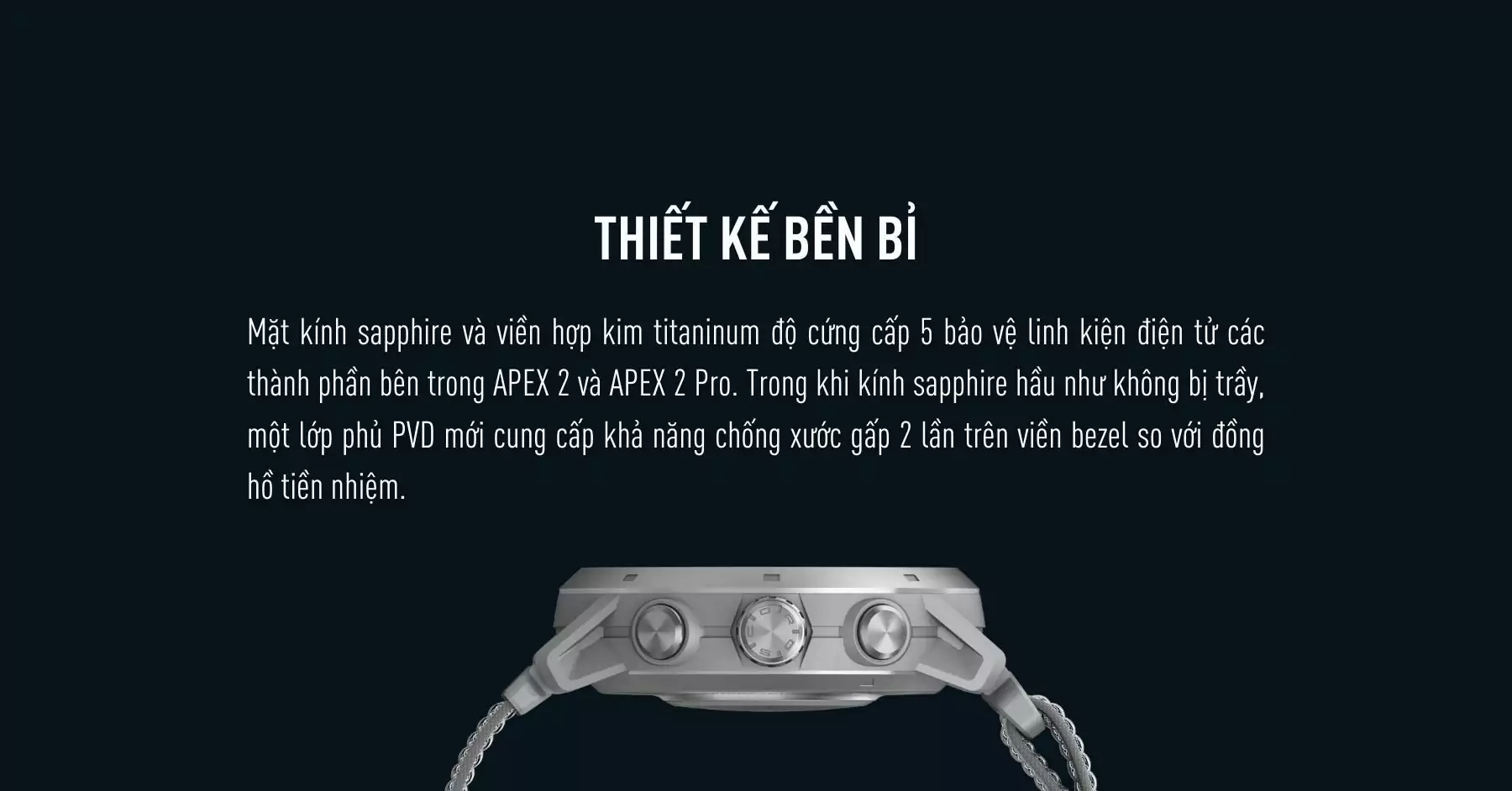 Đồng hồ thể thao GPS Coros Apex 2 6 coros apex 2 grey 9 result Đồng hồ thể thao GPS Coros Apex 2 - YCB.vn
