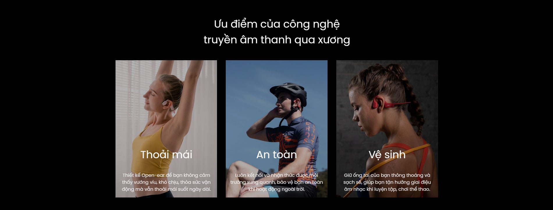Tai nghe Open-Ear Shokz OpenRun Pro 5 tai nghe the thao shokz openrun pro 20 Tai nghe Open-Ear Shokz OpenRun Pro - YCB.vn