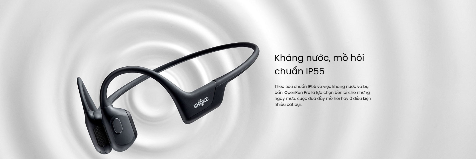 Tai nghe Open-Ear Shokz OpenRun Pro 8 tai nghe the thao shokz openrun pro 8 Tai nghe Open-Ear Shokz OpenRun Pro - YCB.vn