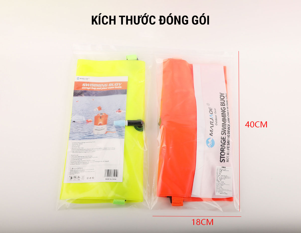 phao boi bien Marjaqe Swim Buoy MR805 20L 11 Phao bơi biển Marjaqe Swim Buoy MR805 (20L) - YCB.vn