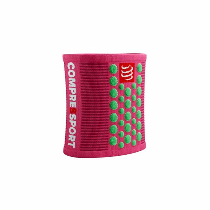 compressport-sweatbands-3d-dots-hong (2)