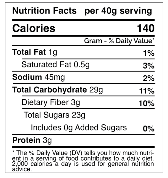 Lecka Banana Cinnamon Nutrition Facts EN 01 01 01 Thanh năng lượng Lecka Energy Bites - Chuối Quế - YCB.vn