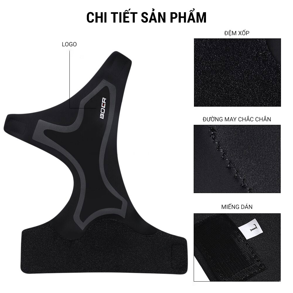 bang co chan boer strap ankle support ank03s 6 Băng thun hỗ trợ cổ chân ANK-03s - YCB.vn