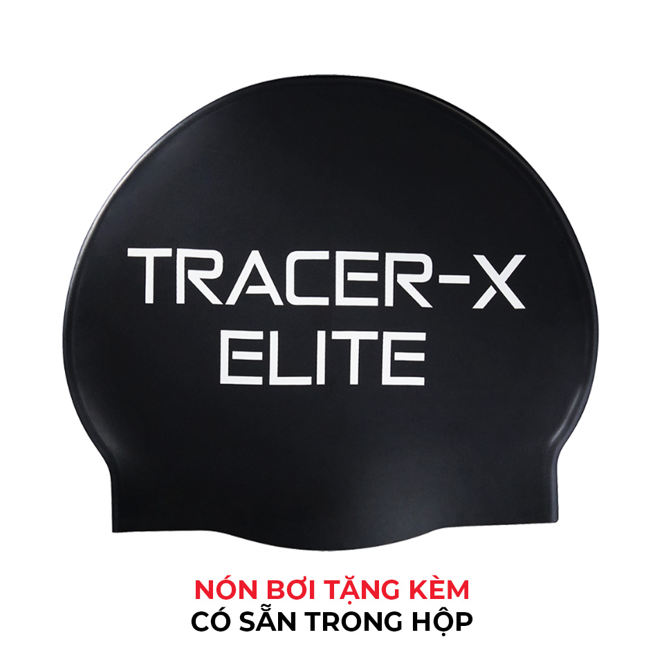 kinh boi TYR tracer x elite mirrored 2 Kính bơi TYR Tracer-X Elite Mirrored (Đen/Bạc) - YCB.vn