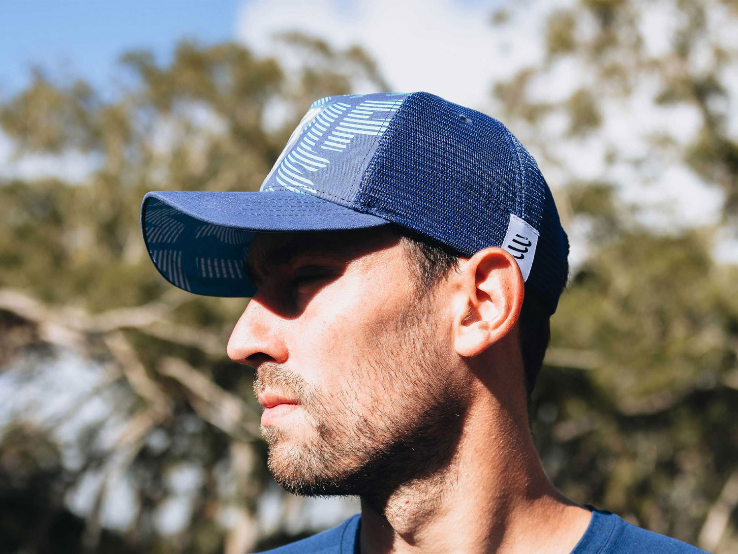 trucker cap dark blue Nón chạy bộ Compressport Trucker Cap - YCB.vn