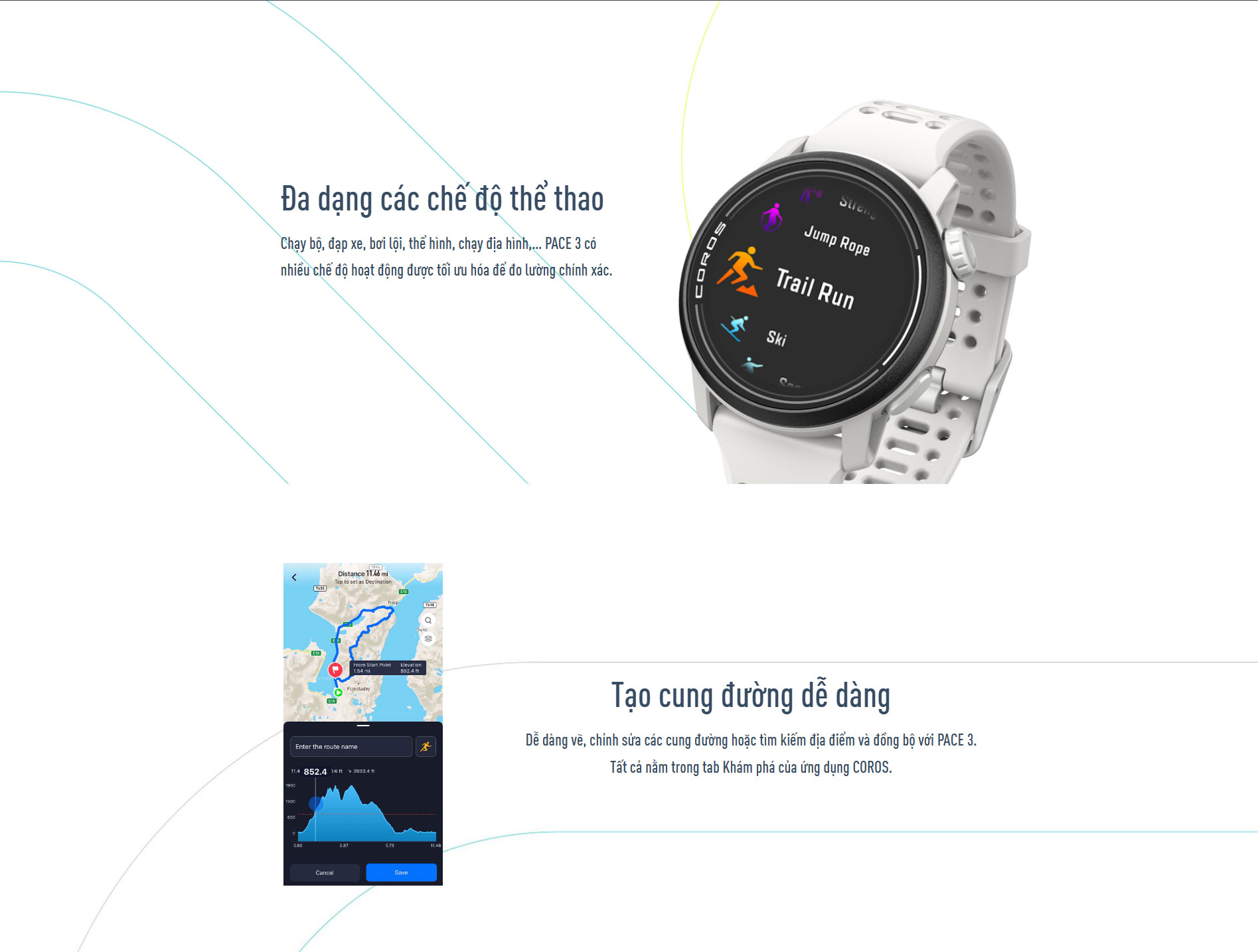 dong ho gps coros pace 3 12 Đồng hồ thể thao GPS Coros Pace 3 (Dây Silicone) - YCB.vn