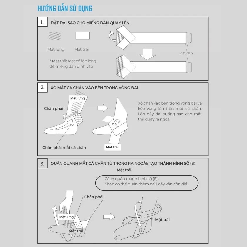 dai ho tro co chan bonbone free ankle supporter am 5 3 Đai hỗ trợ cổ chân Bonbone Free Ankle Supporter AM - YCB.vn