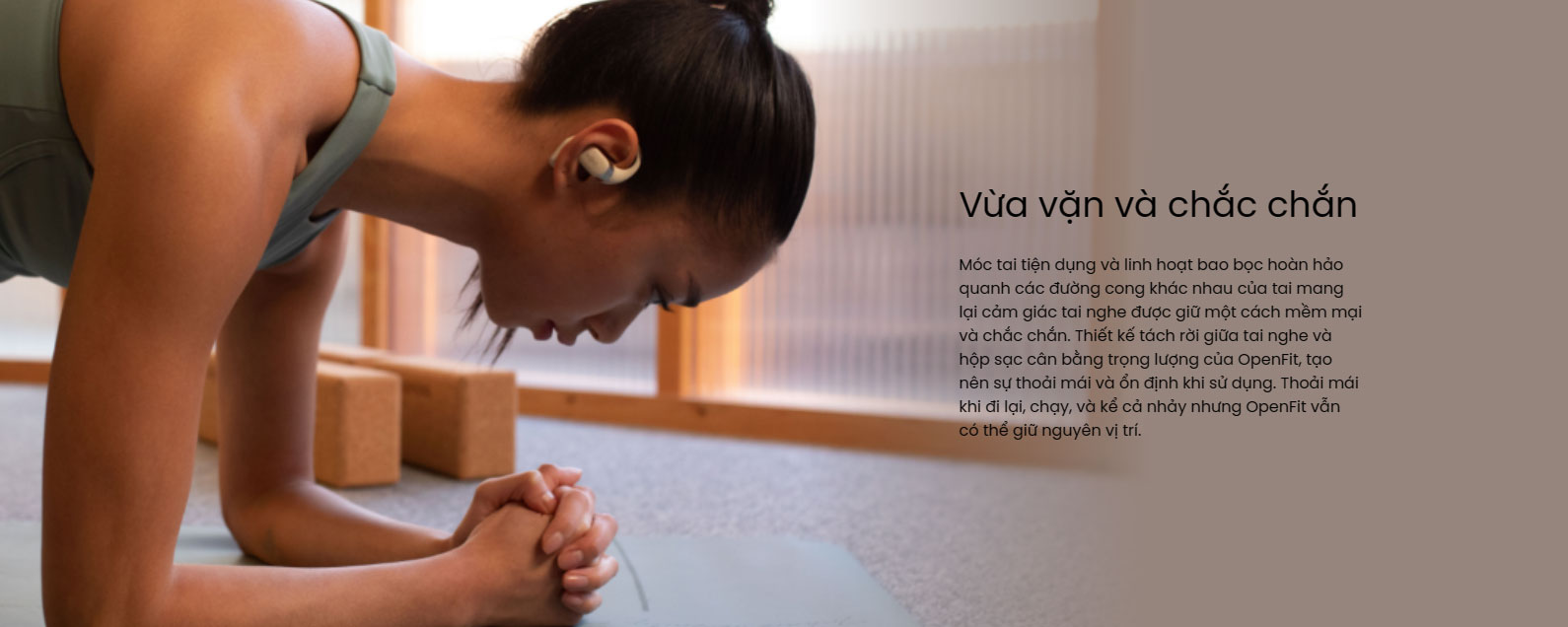 Tai nghe Open-Ear Shokz OpenFit 4 tai nghe shokz openfit 10 Tai nghe Open-Ear Shokz OpenFit - YCB.vn