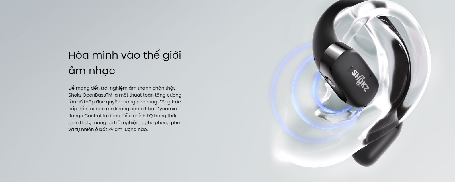 Tai nghe Open-Ear Shokz OpenFit 5 tai nghe shokz openfit 11 Tai nghe Open-Ear Shokz OpenFit - YCB.vn