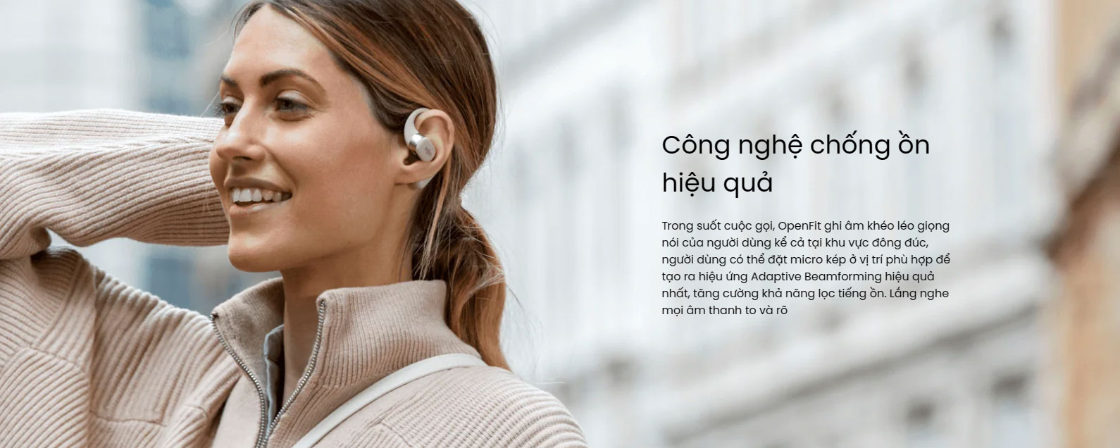 Tai nghe Open-Ear Shokz OpenFit 8 tai nghe shokz openfit 14 Tai nghe Open-Ear Shokz OpenFit - YCB.vn