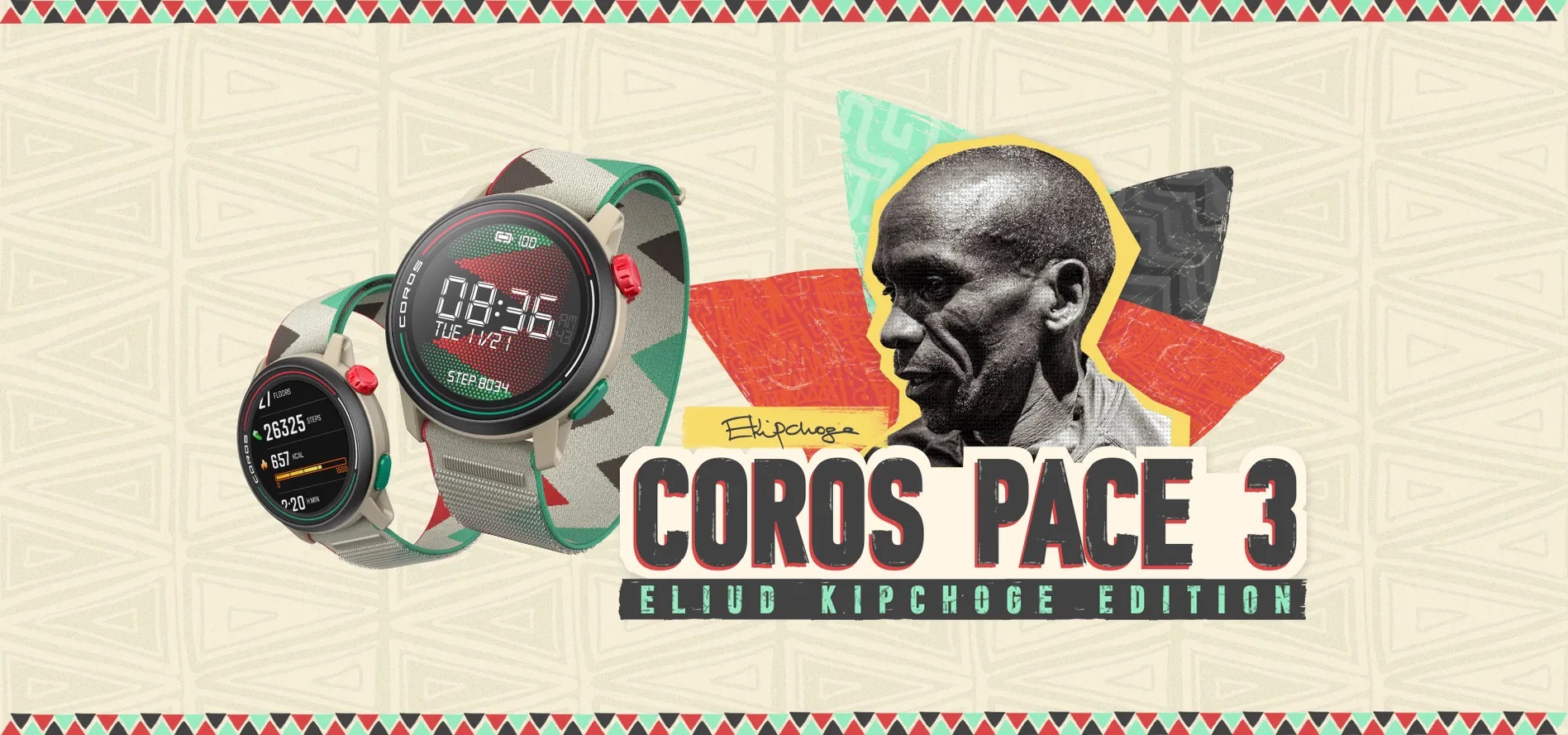 Đồng hồ thể thao GPS Coros Pace 3 Eliud Kipchoge Edition 1 coros pace 3 eliud kipchoge edition 10 Đồng hồ thể thao GPS Coros Pace 3 Eliud Kipchoge Edition - YCB.vn